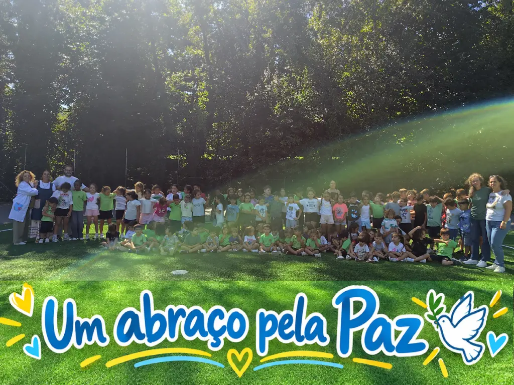 Um Abraço pela Paz na EB de Infantas