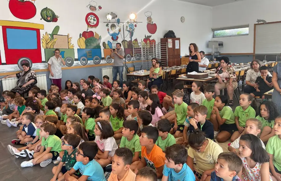 Momento cultural na Escola Básica de Serzedo