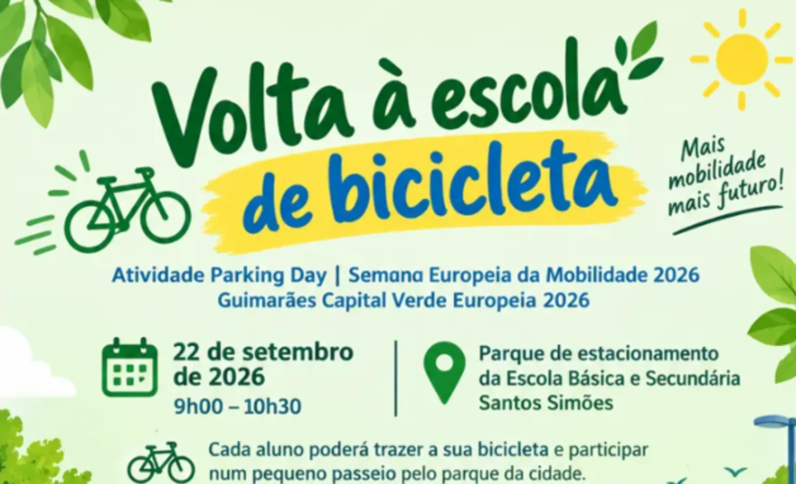PARKING DAY | VOLTA À ESCOLA DE BICICLETA