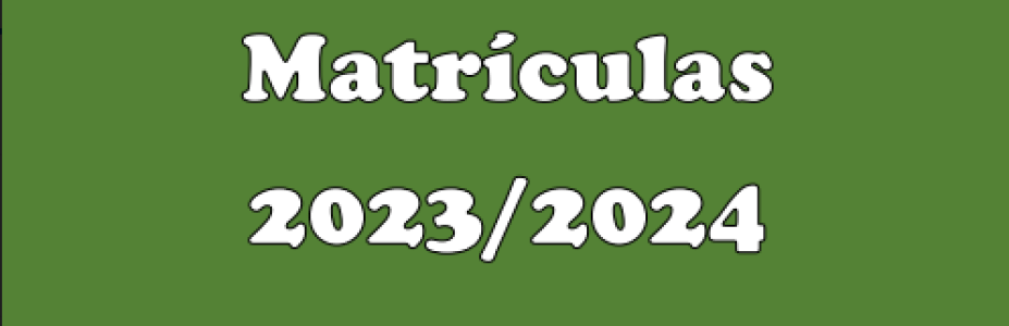 Matrículas 2023/2024